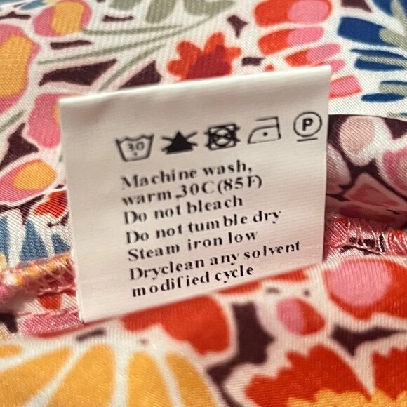 Dokotoo Shirt Floral Long Sleeve Womens 2XL Multicolor New - Picture 8 of 9